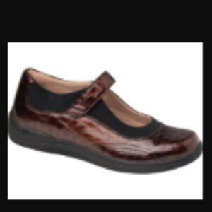 DREW Rose Velcro Prescription Orthotic Diabetic Wellness shoes Waterproof Patent